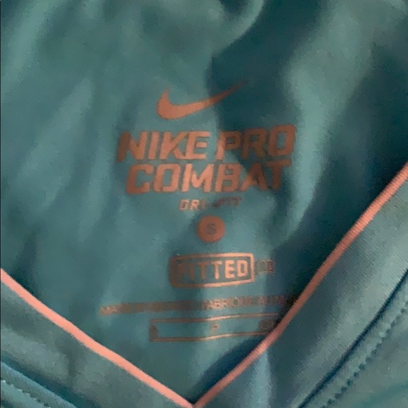 Nike Pro Combat Dri Fit Workout Shirt - Picture 2 of 2